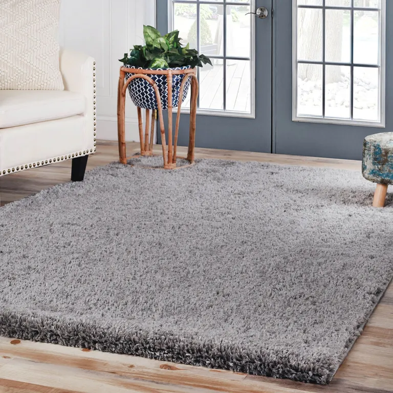 Shag Stain Resistant Area Rug Photo 2