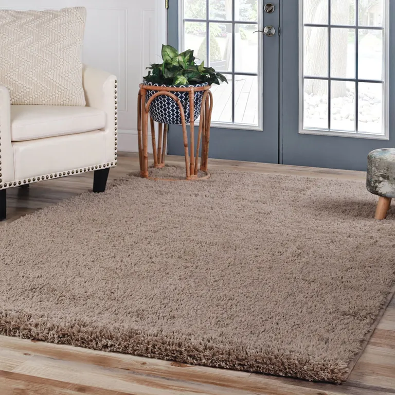 Shag Stain Resistant Area Rug Photo 2