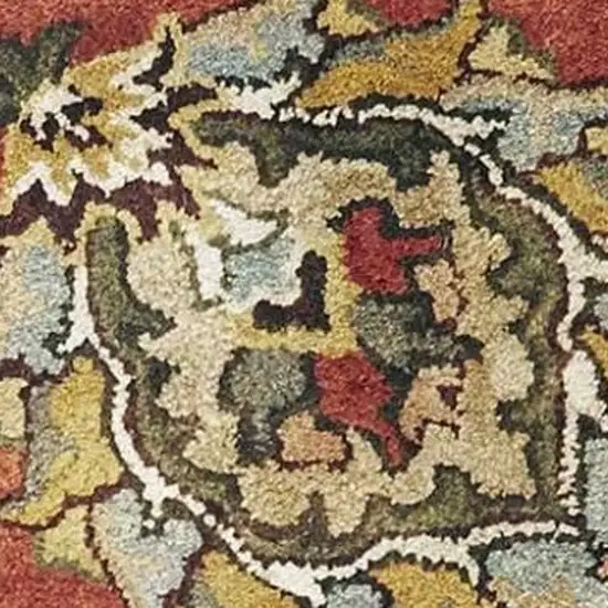 Sienna Floral Vine Wool Indoor Area Rug Photo 8