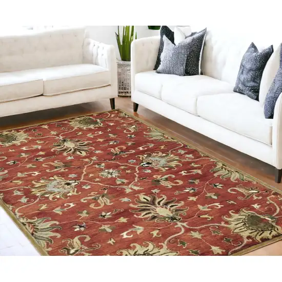 60 X 96 Sienna Wool Rug Photo 1