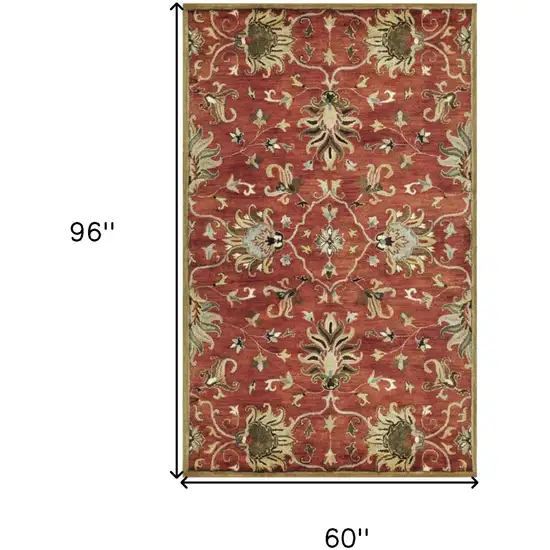 60 X 96 Sienna Wool Rug Photo 3