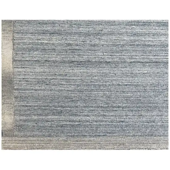 Silver Abstract Hand Tufted Non Skid Area Rug Photo 4