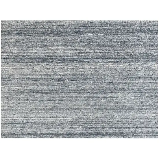 Silver Abstract Hand Tufted Non Skid Area Rug Photo 5