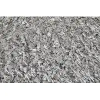 Photo of Silver And Gray Shag Power Loom Stain Resistant Area Rug