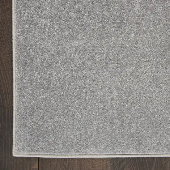 Silver Grey Non Skid Indoor Outdoor Area Rug Photo 9