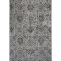 Photo of Silver Machine Woven Traditional Floral Indoor Area Rug