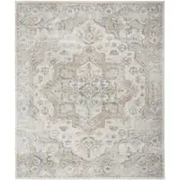 Photo of Silver Oriental Power Loom Washable Area Rug