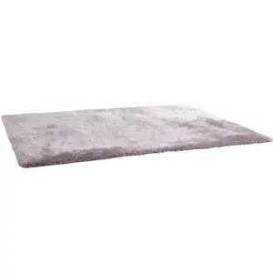 Photo of Silver Shag Hand Tufted Area Rug