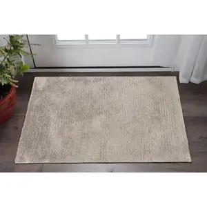 Photo of Silver Shag Hand Tufted Area Rug