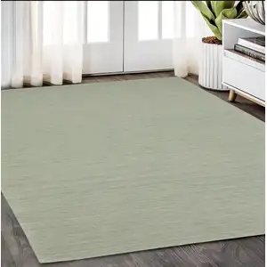 Photo of Silver Wool Hand Tufted Area Rug