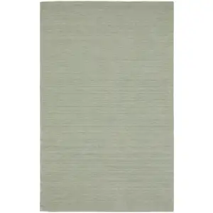 Photo of Silver Wool Hand Tufted Area Rug