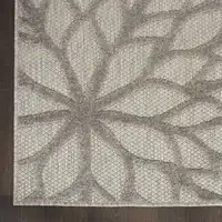 Photo of Silver and Gray Indoor Outdoor Area Rug