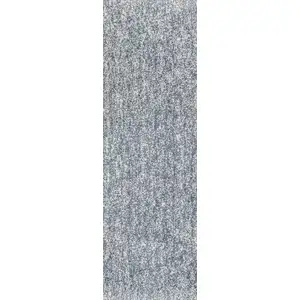 Photo of Slate Heather Plain Runner Rug