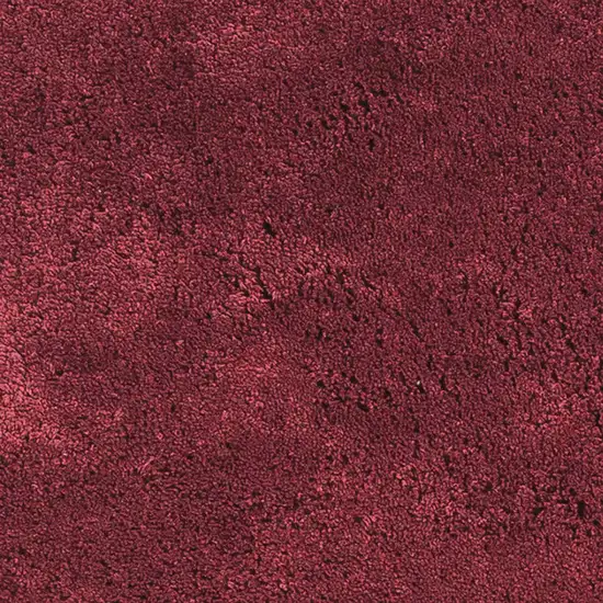 Solid  Red Shag Area Rug Photo 2