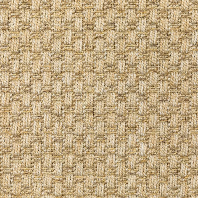 Solid Sand Beige Indoor Outdoor Area Rug Photo 3