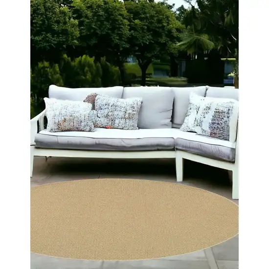 Beige Indoor Outdoor Area Rug Photo 2