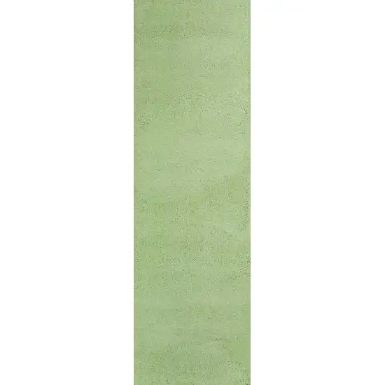 Spearmint Green Plain Runner  Rug Photo 1