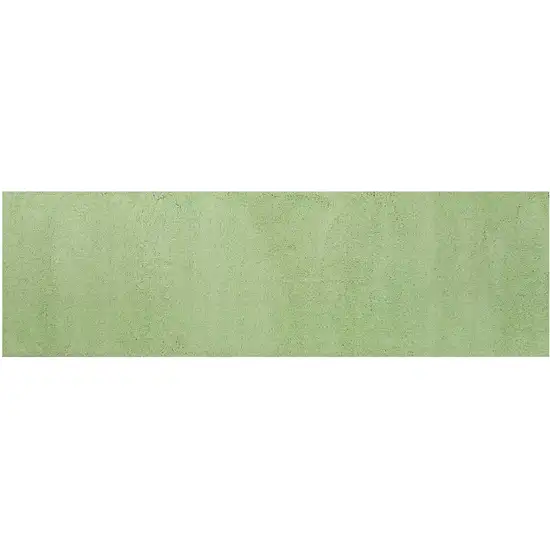 Spearmint Green Plain Runner  Rug Photo 2