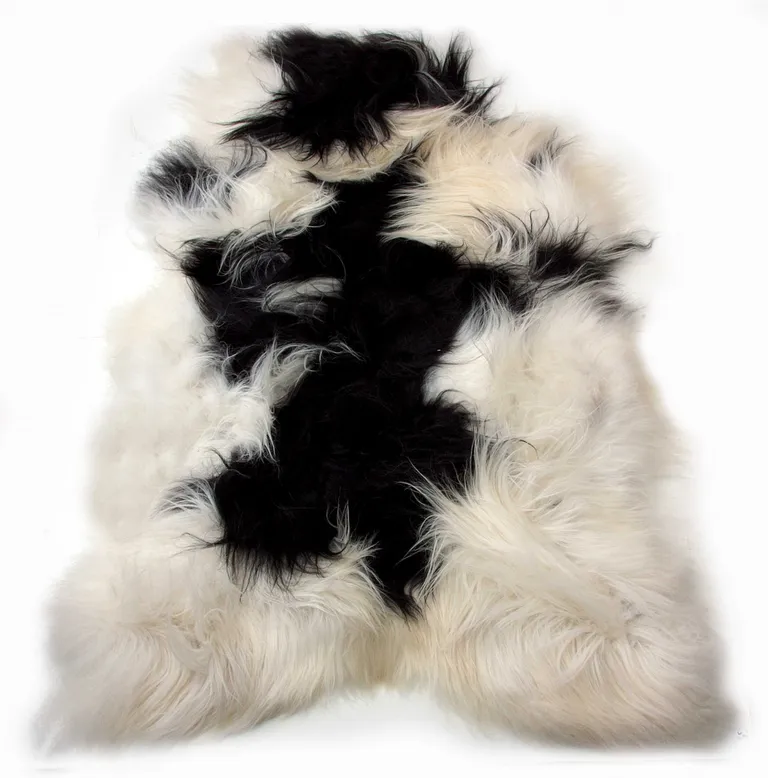 Spotted Sheepskin Single Long-Haired - Area Rug Photo 1