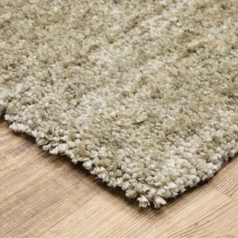 Stone Shag Power Loom Stain Resistant Area Rug Photo 3