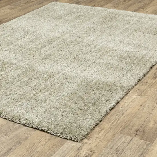 Stone Shag Power Loom Stain Resistant Area Rug Photo 5