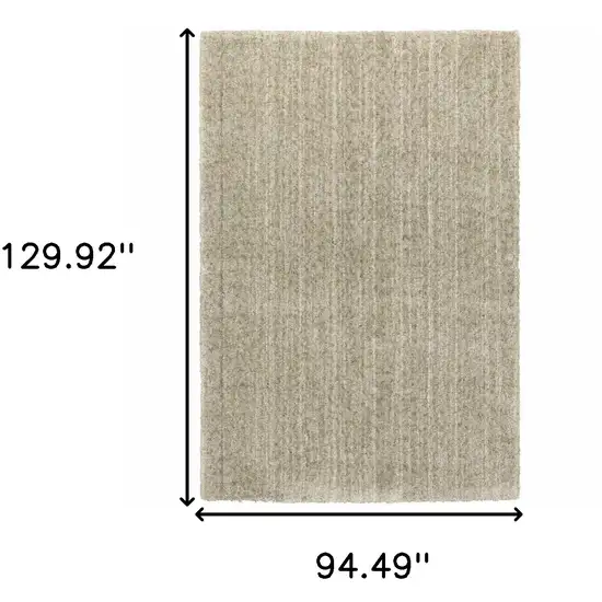 Stone Shag Power Loom Stain Resistant Area Rug Photo 10