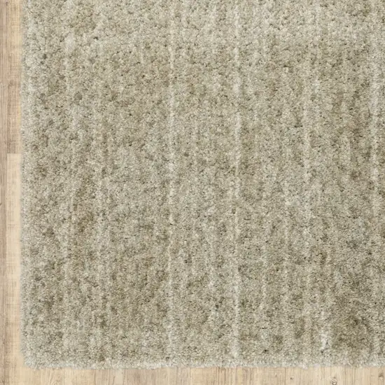 Stone Shag Power Loom Stain Resistant Runner Rug Photo 8