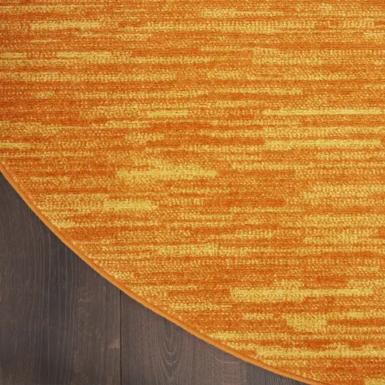 Sunburst Round Non Skid Indoor Outdoor Area Rug Photo 5