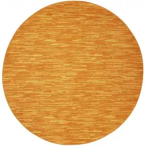 Photo of Sunburst Round Non Skid Indoor Outdoor Area Rug