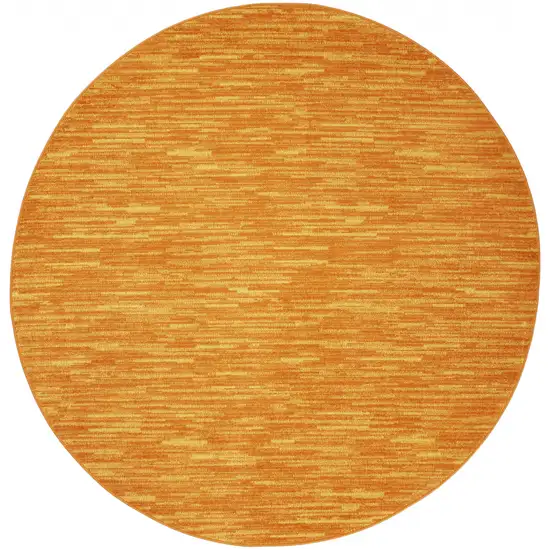 Sunburst Round Non Skid Indoor Outdoor Area Rug Photo 1