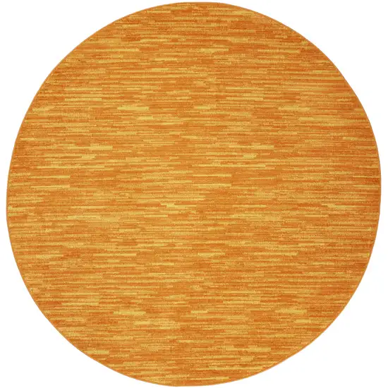 Sunburst Round Non Skid Indoor Outdoor Area Rug Photo 3