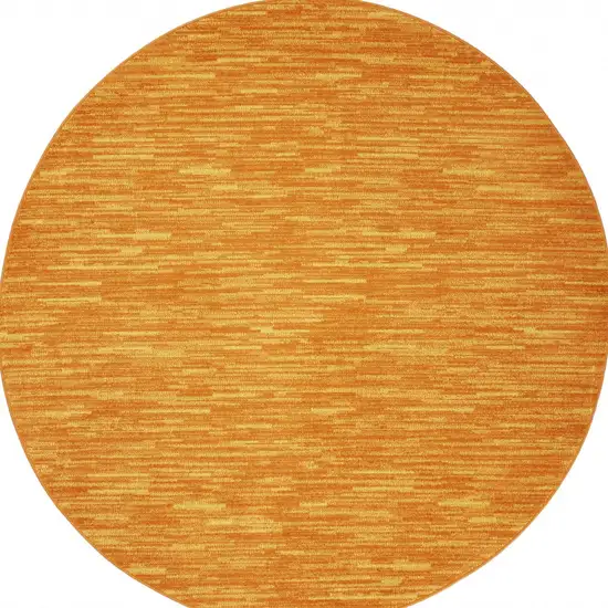 Sunburst Round Non Skid Indoor Outdoor Area Rug Photo 4