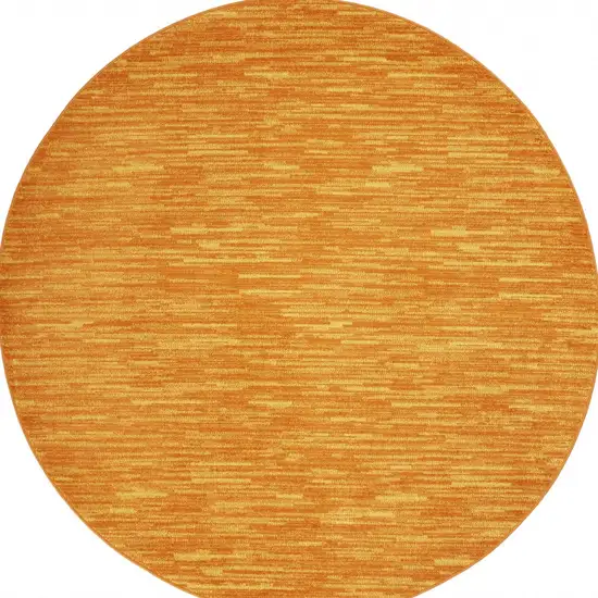 Sunburst Round Non Skid Indoor Outdoor Area Rug Photo 4