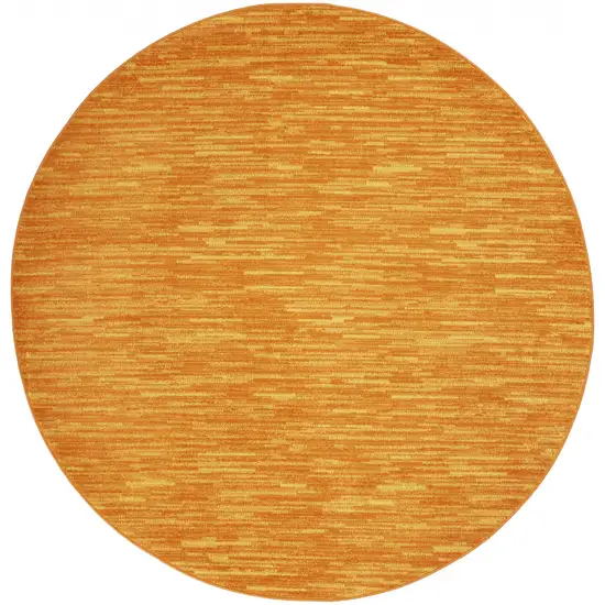 Sunburst Round Non Skid Indoor Outdoor Area Rug Photo 1