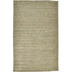 Photo of Tan And Gray Hand Woven Area Rug