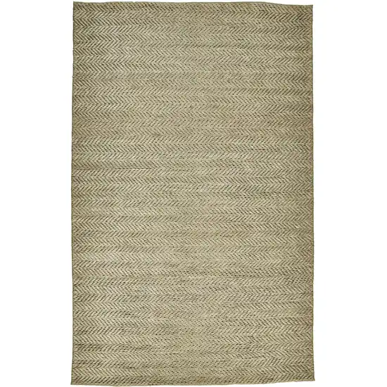 Tan And Gray Hand Woven Area Rug Photo 1