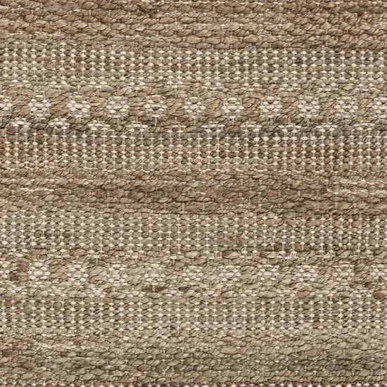 Tan Bohemian Tasseled Area Rug Photo 2