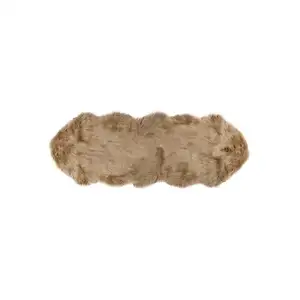 Photo of Tan Faux Sheepskin - Rug