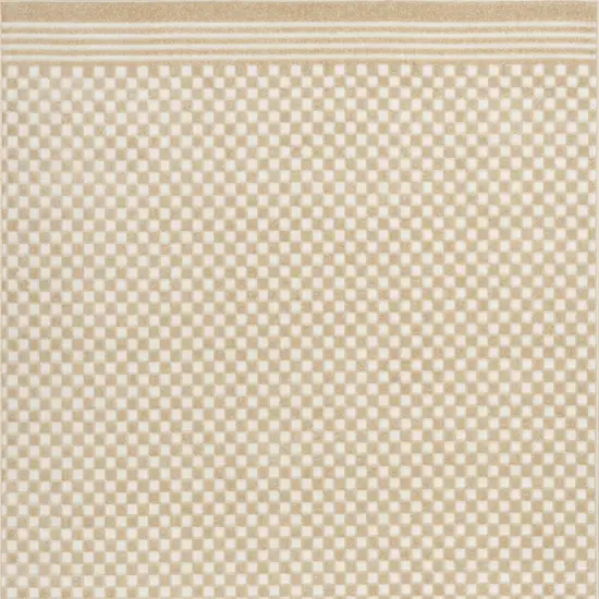 Tan Geometric Area Rug Photo 7