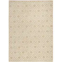 Photo of Tan Geometric Area Rug