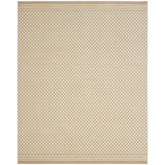 Tan Geometric Area Rug Photo 2