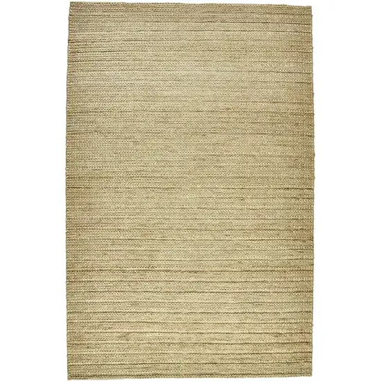 Tan Ivory And Taupe Hand Woven Area Rug Photo 1