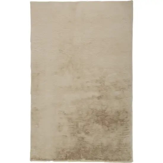 Tan Shag Area Rug Photo 1