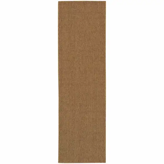 Tan Stain Resistant Indoor Outdoor Area Rug Photo 1