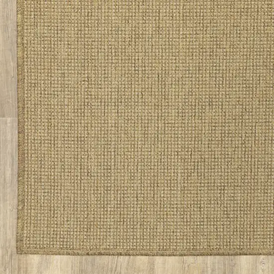 Tan Stain Resistant Indoor Outdoor Area Rug Photo 9