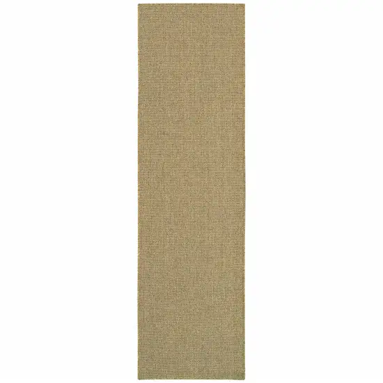 Tan Stain Resistant Indoor Outdoor Area Rug Photo 1