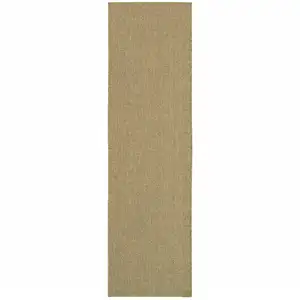 Photo of Tan Stain Resistant Indoor Outdoor Area Rug