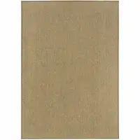 Photo of Tan Stain Resistant Indoor Outdoor Area Rug