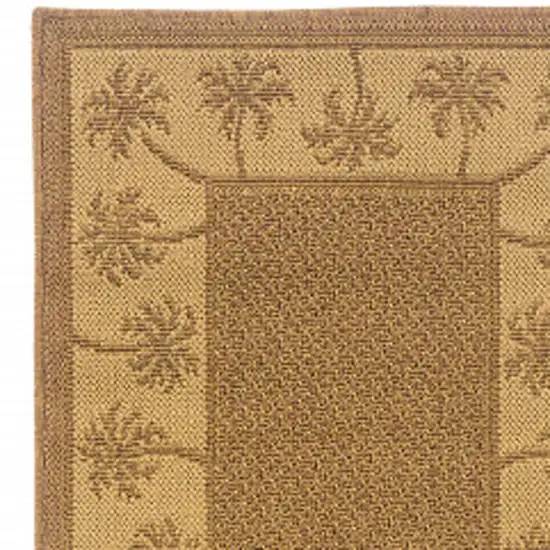 Tan Stain Resistant Indoor Outdoor Area Rug Photo 3