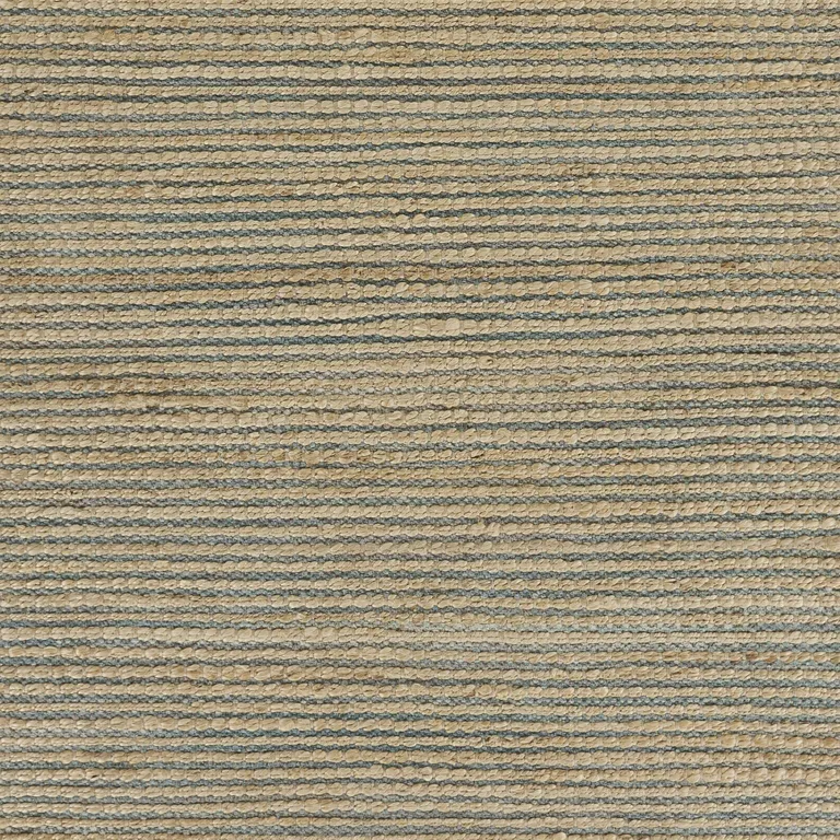 Tan and Blue Undertone Striated Area Rug Photo 2